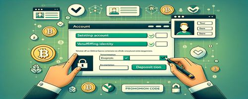 Account setup, verification and depositing crypto